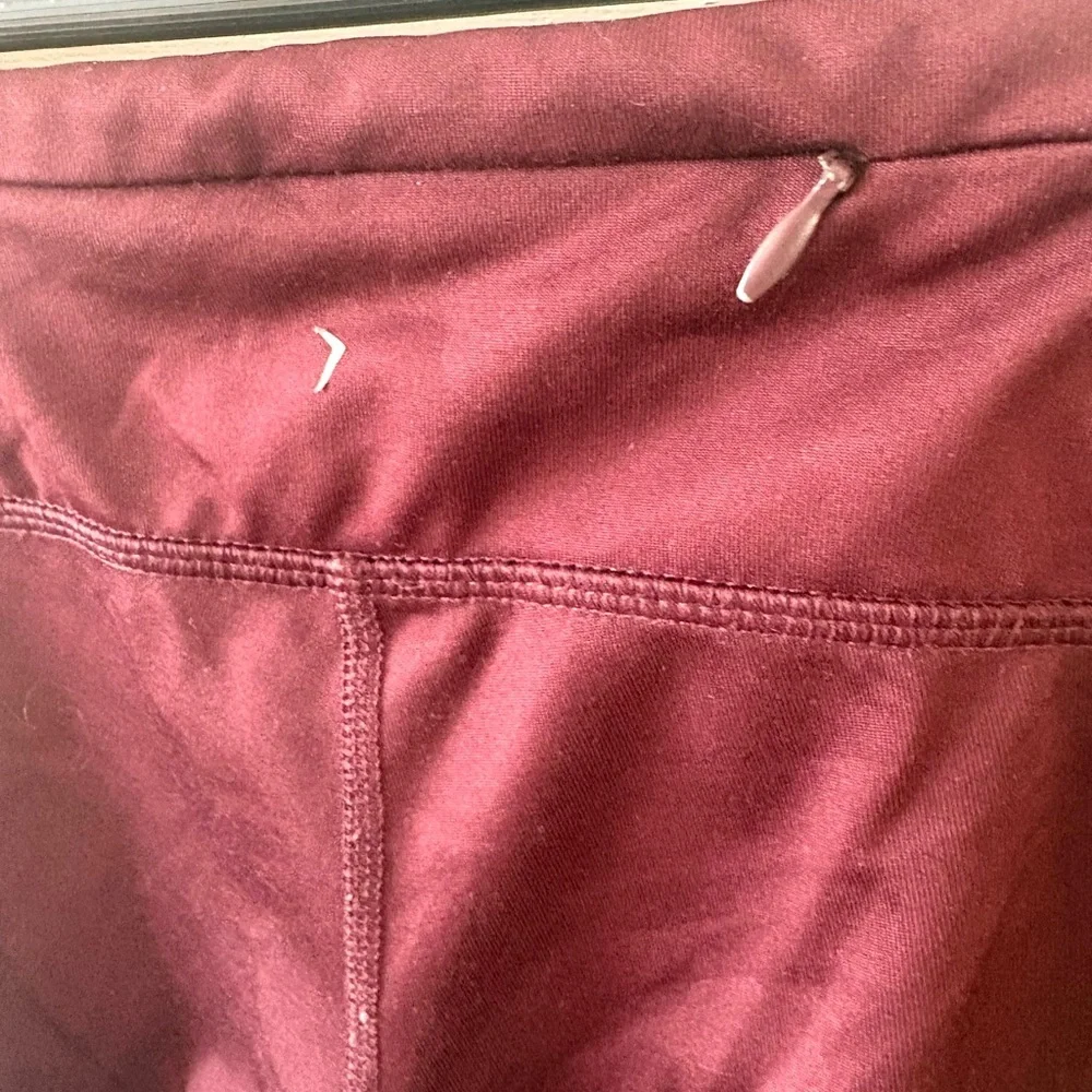Old Navy Active GO-DRY Girls Leggings Maroon Size M (8)